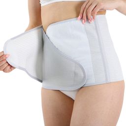 MYSANITY® Postnatale buikband met dubbele verstelling, grijs