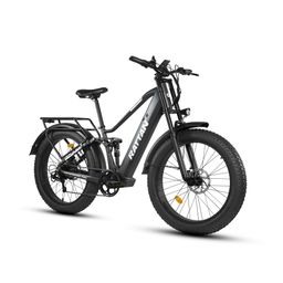 RATTAN Pathfinder Pro VTT électrique avec batterie 48 V 18 Ah et transmission Shimano 7 vitesses