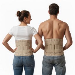 VITALIC Ceinture lombaire de soutien – Ceinture ajustable douleurs dorsales