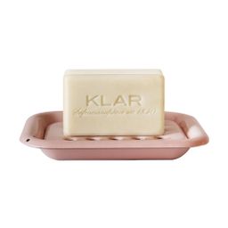 Klar Seifen - Porte-savon transparent en émail, rose