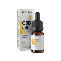 Huile de CBD 10% - CBD contre l'anxiété et le stress HEMP EXTRACT - Eusphera
