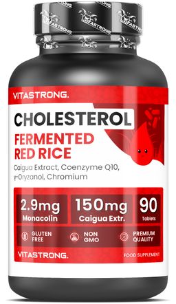 Vitastrong Cholesterol Complex - 90 comprimés, soutien du cholestérol et du métabolisme