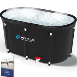 VITALIC Bain de glace gonflable – Cryothérapie portable assis et allongé pour adultes