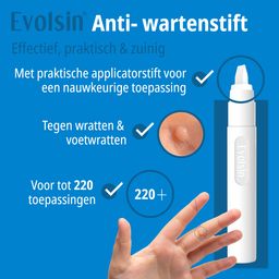 Evolsin - Anti-wrattenpen voor doornige & gewone wratten op voeten en handen