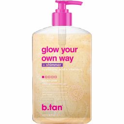 B.tan Glow Your Own Way Shimmer – Lotion bronzante scintillante