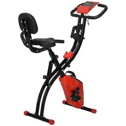 HOMCOM Vélo d'exercice pliable, 8 niveaux de résistance magnétique