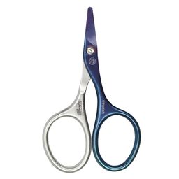 Niegeloh Solingen Babyschaar Inox stijl Titanium, staalblauw, zelfslijpend.