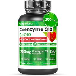 Vitastrong Coenzyme Q10 - 120 Gélules Végétales, Haute Biodisponibilité