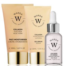 Warda skincare  Trio de soins du visage au collagène