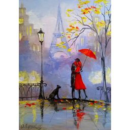 enjoy Puzzle Jour de pluie à Paris 1000 pièces