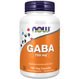 Now Foods GABA 750 mg
