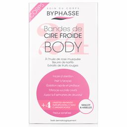 Byphasse - Bandes de Cire Froide - Maillot et Aisselles - 24 Unités