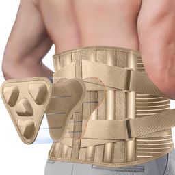 VITALIC Ceinture lombaire de soutien – Ceinture ajustable douleurs dorsales