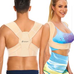 VITALIC Correcteur de posture – Ceinture dorsale réglable – Redresse-dos mixte