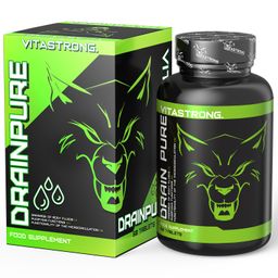 Vitastrong Drainpure Complément Drainant - 60 comprimés, aide à réduire la rétention d’eau
