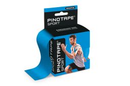 Bande de kinésiologie Pinotape Sport Sensitive Bleu clair 5 cm x 5 m