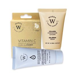 Warda skincare  COLLAGEENGELSERUM 30 ml + OOGGEBIED x 3 + Serum 30 ml