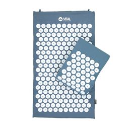 bodhi Vital acupressuur SET blauw, acupressuurmat met kussen en tas