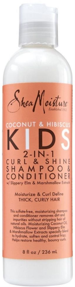 SHEA MOISTURE Coconut & Hibiscus Kids 2-In-1 Curl & Shine Shampoo & Conditioner