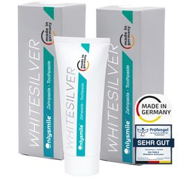 Onlysmile® WhiteSilver Dentifrice 2x – Dentifrice premium antibactérien au microsilver