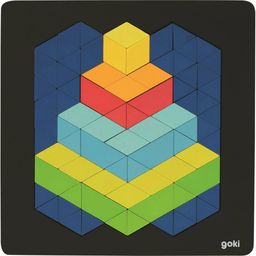 goki Hout Puzzel Piramide 3D Effect 82 Delen