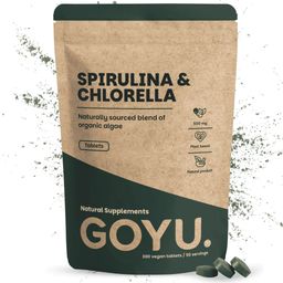 GOYU® - Spiruline Chlorella Comprimés 500 mg Biologique
