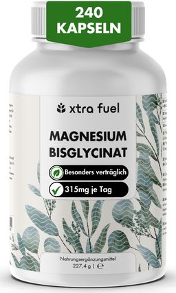 XTRA FUEL Bisglycinate de magnésium - formule chélatée