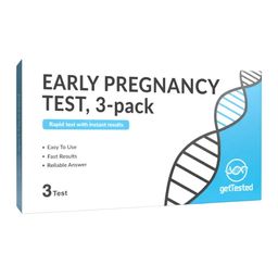 GetTested Test de grossesse précoce, lot de 3