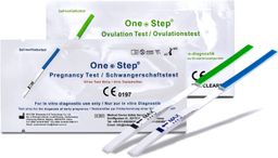One+Step combipakket 50 ovulatietests + 20 zwangerschapstests - vruchtbaarheidstest voor vrouwen
