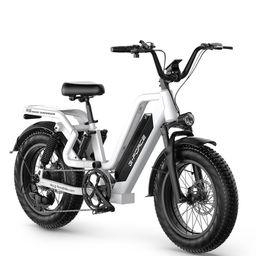 G-FORCE RS ST Elektrische fiets, 48V 15Ah verwijderbare accu, Shimano 7 versnellingen