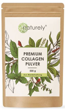 Poudre de Collagène Premium de Bovins Élevés au Pâturage (500 g = 50 portions) Collagène hydrolysé