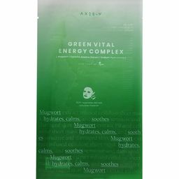 AXIS-Y Mugwort Green Vital Energy Complex Mask – Hydraterend gezichtsmasker met bijvoet