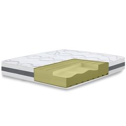 The White Stone Matelas Orthopédique 80x190 cm Fermeté Moyenne | Hauteur 20 cm