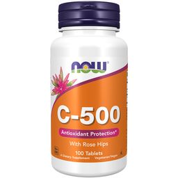 Now Foods Vitamine C-500 mg Avec Cynorrhodon