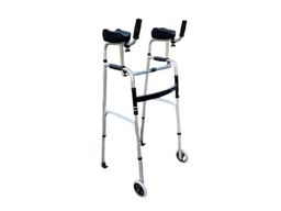 Ausilium Opvouwbare onderarm rollator van aluminium met uitneembare armsteunen