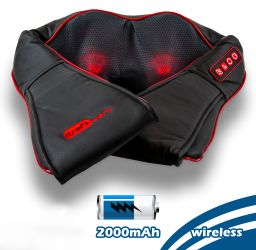 axion® Draadloos Shiatsu-massageapparaat voor de nek, met infrarood-warmtefunctie, nekmassage