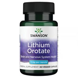 Swanson Health Products Lithium Orotate 5 mg