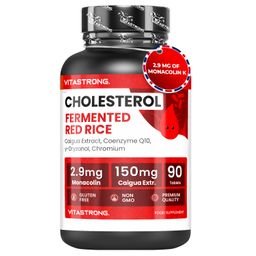 Vitastrong Cholesterol Complex - 90 comprimés, soutien du cholestérol et du métabolisme