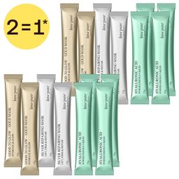 2 = 1* | âme pure Jelly Glow Rubber Mask - Smooth & Glow MIX