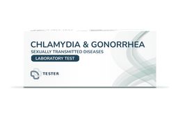 Test Chlamydia & Gonorrhée (homme) - échantillon d'urine - analyse en laboratoire - The Tester