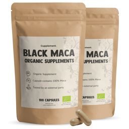 Cupplement® - Zwarte Maca Capsules 500 mg Biologisch - Combipack