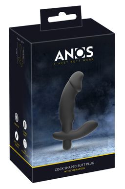 anos Cock shaped butt plug wit
