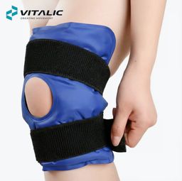 VITALIC Genouillère avec gelpack – Ice pack chaud / froid – Soulagement douleurs