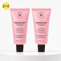 Warda Luxury Skincare Duo de masques à l'argile détoxifiants au fruit du dragon et au BHA