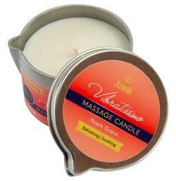 Vibratissimo Bougie de Massage Peach Grace