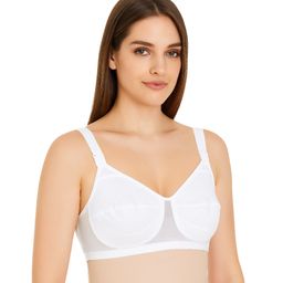 MYSANITY® Soutien-gorge d’allaitement en coton et tulle, bonnet C, blanc