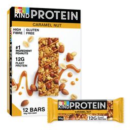 BE-KIND Barre Caramel & Noix avec Protéines - Encas naturel au goût riche