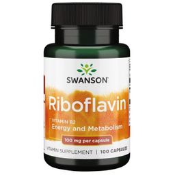 Swanson Health Products Riboflavine Vitamine B2 100 mg