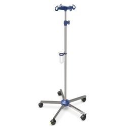 ratiomed pied à perfusion chromé