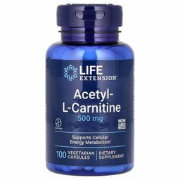 Life Extension Acétyl-L-Carnitine 500 mg avec vitamine C